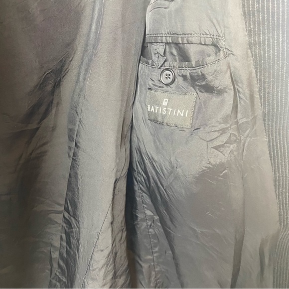 Batistini Corduroy Patch Pocket Blazer Men US 40 EU 50 Black Double Vent Preppy￼ - Picture 8 of 11